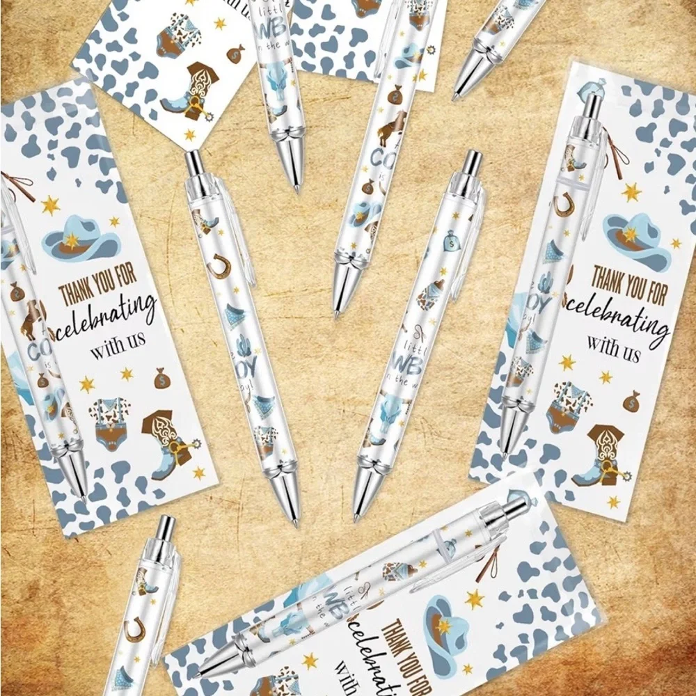Little Cowboy Baby Shower Ballpoint Pen Party Favor